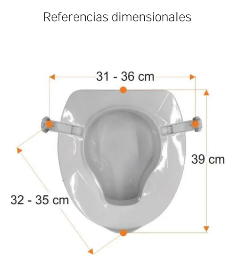 Elevador de inodoro para adultos mayores LEVA